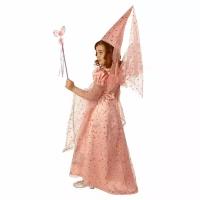 Карнавальный костюм «Сказочная фея», р. 34, рост 134 см, цвет розовый