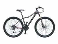 Женский велосипед AUTHOR Arsenal ASL 27.5 2022 (Рама: 18" (Рост: 170-188 см), Цвет: серебро/черный/розовый)