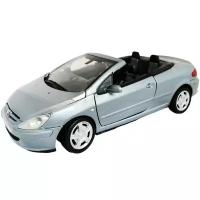 Peugeot 307CC 2003 года 1:24 коллекционная модель автомобиля MotorMax 73286 silver