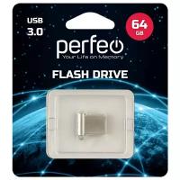 USB Флеш-накопитель USB накопитель Perfeo 3.0 64GB M06 Metal Series