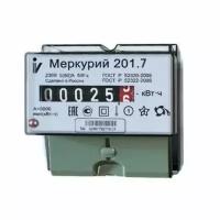 Счетчик "Меркурий" 201.7 1ф 5-60А 1 класс точн. 1 тариф. мех. табло DIN-рейка Инкотекс 32680 (2шт.)