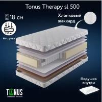 Матрас Tonus Therapy sl 500, Независимые пружины, 80х170 см