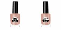 Golden Rose Лак City color nail lacquer 19 светло-бежевый, 2 шт