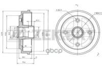 Барабан Торм. Задн. Daewoo Matiz (M100 M150) 98- Zekkert арт. bs-5185