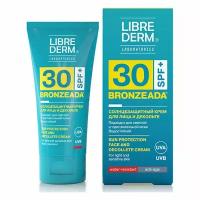 Либридерм (Librederm) Бронзиада Солнцезащитный крем для лица и зоны декольте SPF30 50 мл 1 шт
