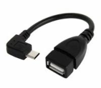 Адаптер OTG - Micro USB угловой