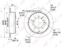 LYNXAUTO BN-1186 Диск тормозной задний LYNXauto BN-1186