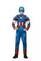 Капитан Америка с мускулами 22-75, размер 152, цвет мультиколор, бренд Батик
