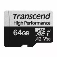 Карта памяти Transcend microSD 64GB TS64GUSD330S (без адаптера)