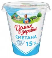 Сметана Домик в деревне 15%