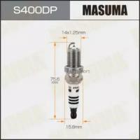 MASUMA S400DP Свеча зажигания Masuma S400DP Double Platinum (PFR7S8EG) VAG A4, Q5 04-; Passat, Tiguan 1.8-3.0 TFSI