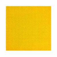Строительная пластина 25,5х25,5 см жёлтая 90004_YELLOW
