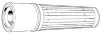 Canare CB04 YEL цветной хвостовик для кабельных разъемов BNC, RCA, F желтый