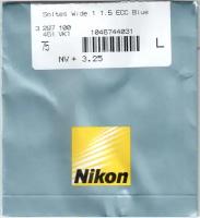 Линза для очков 1.50 Nikon Soltes Wide ECC Blue +2.00 диаметр 75 R