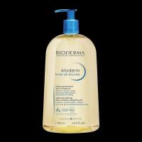 Bioderma Atoderm Ультрапитательное восстанавливающее масло для душа для сухой чувствительной и атопичной кожи лица и тела 1000 мл 1 шт