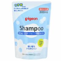 PIGEON Пенный Шампунь Bubble Shampoo аромат свежести, возраст с 1 года, мягкая упаковка 300 мл