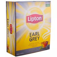 Чай Lipton Earl Grey, черный с бергамотом, 100 пакетиков по 2г ( Артикул 225349 )