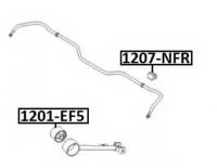 С-б.зад.продольной тяги пер.HYUNDAI AZERA TG 2006-0011 ASVA 1201-EF5