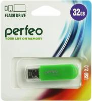 Флешка 32GB USB2 Perfeo C03 Green