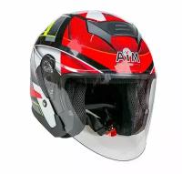 Шлем AiM JK526 Red/Grey/Black, S