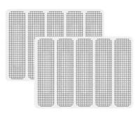 Набор самоклеящихся заплаток для ремонта москитной сетки 10 полосок 6х1,5 см
