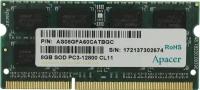 Оперативная память 8Gb DDR-III 1600MHz Apacer SO-DIMM 1.5v (AS08GFA60CATBGC)