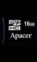 Apacer Карта памяти Apacer MicroSD HC 16 ГБ class 10 (с адаптером)