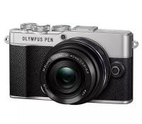 Беззеркальный фотоаппарат Olympus Pen E-P7 Kit 14-42 EZ, серебристый