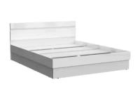 Кровать Миф Челси белый глянец холодный 205.3х163.5х80 см