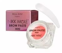 Brow Paste неон MINI Nikk Mole, 10 мл оранжевая