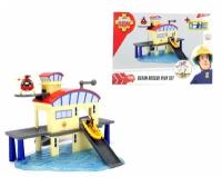 FIREMAN SAM игровой набор Пожарный Сэм Морской гараж с лодкой (Dickie)