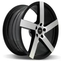 Vissol V-080L 8.5x19 5x100 ET 45 Dia 57.1 (black-with-machined-face)