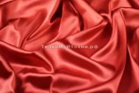 Ткань красный атлас с эластаном