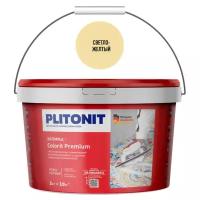 Затирка для швов plitonit colorit premium 0,5-13мм 2кг светло-жёлтая, арт.5026