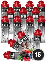 Гель питьевой SCIENCE IN SPORT (SiS) GO Energy 75mg caffeine 15 x 60 мл + кофеин, Ягоды