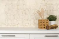 Мозаика мраморная для фартука чип 20x20 Classic Polished Crema Marfil Starmosaic 305х305/4, упаковка 22 листов / 2.05 кв. м