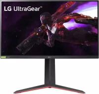 LG Монитор жидкокристаллический LG Монитор LCD 27"" [16:9] 2560х1440(WQHD) IPS, nonGLARE, 320 cd/m?, H178°/V178°, 1000:1, Mega, 1,07 миллиардов цветов, 1ms, 2xHDMI, DP, USB-Hub, Height adj, Pivot, Tilt, Swivel, 2Y, Black-Red