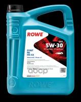 ROWE Масло Моторное Rowe Hightec Synt Rs Sae 5W-30 Hc-C2 (5Л) Made In Germany