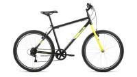 Велосипед 26 FORWARD ALTAIR MTB HT 1.0 (7-ск.) 2022 (рама 17) черный/желтый