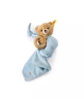 Мягкая игрушка Steiff Sleep Well Bear 3 in 1 Blue (Штайф Мишка Спи спокойно 3 в 1 голубой 16 см)