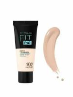 MAYBELLINE Тональный крем Fit Me 102, 30 мл