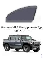 Каркасные автошторки на передние окна Hummer H2 2 Внедорожник 5дв. (2002 - 2013)