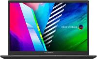 Ноутбук Asus Vivobook Pro 16X OLED M7600QC-L2003 Ryzen 7 5800H 16Gb SSD1Tb NVIDIA GeForce RTX 3050 4Gb 16" OLED 4K (3840x2400) noOS black WiFi BT Cam Bag