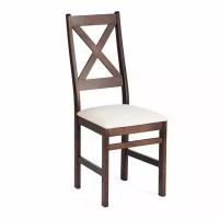 Стул Tetchair CROSSMAN Многослойная фанера, 100*41*40, Cappuchino, ткань бежевая (81/10) разобранный