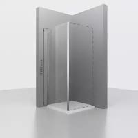 Боковая стенка RGW Z-050-2 110х195 см для душевой двери, профиль хром, стекло прозрачное 6 мм