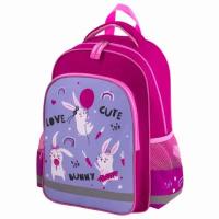 Сумка-рюкзак для ноутбука SCHOOL Funny bunnies для начальной школы, для девочек