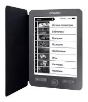 Электронная книга Digma M1 6" E-ink HD 758x1024 600MHz 128Mb/4Gb/SD/microSDHC темно-серый (в комплекте: обложка)