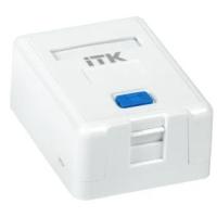 ITK CS2-012 Корпус настенной розетки для 1 мод. Keystone Jack