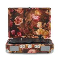 Виниловый проигрыватель CROSLEY CRUISER PLUS [CR8005F-FL4] Floral c двухсторонним Bluetooth