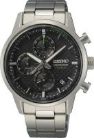 Японские титановые наручные часы Seiko SSB389P1 с хронографом